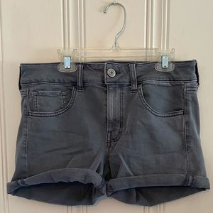 Soft denim jean shorts